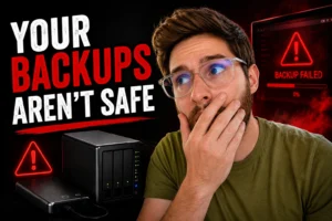 Anthony Roux’s business backup strategy cover: Your Backups Aren’t Safe