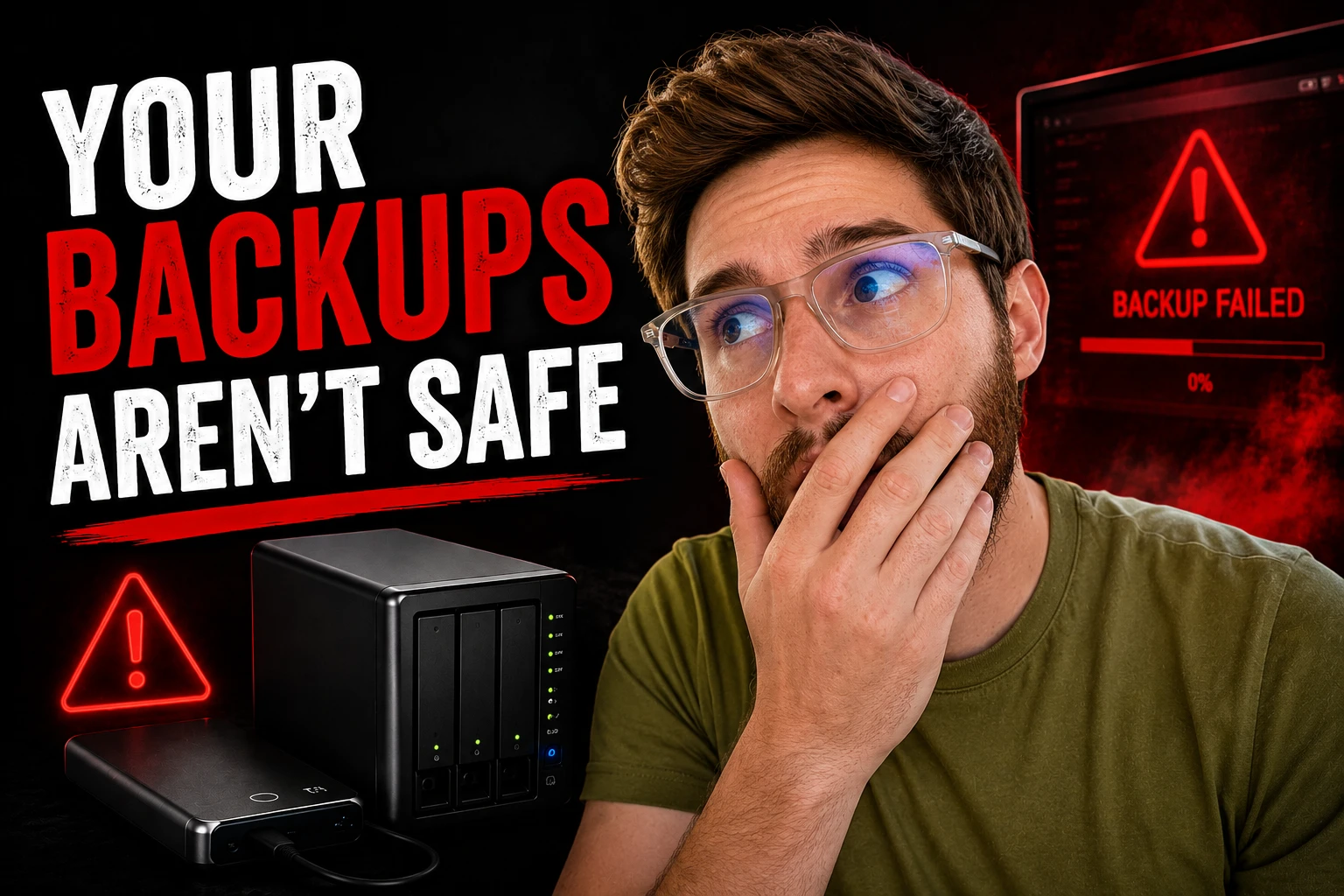 Anthony Roux’s business backup strategy cover: Your Backups Aren’t Safe